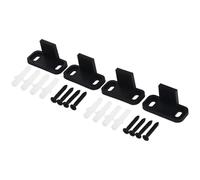 Guide de Plancher 4pcs Sliding Door Slides Rails Anti-Swing Barn Porte suspendue Guide de plancher de rail