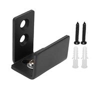 Guide de plancher de porte de grange Kit de matériel de guidage inférieur de porte coulissante à fente en acier au carbone robuste pour portes de grange, portes coulissantes