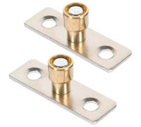 Guide de Plancher Inférieur pour Porte de Grange, Lot de 2, Or