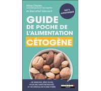 Guide de poche de l'alimentation cétogène Plus de graisses, zéro sucre, pour une santé retrouvée et un cerveau en pleine forme - Alix Lefief-Delcourt - Leduc S. - Poche - Guide