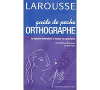 Guide de poche Orthographe