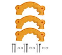 Guide de pointeur de bit de perceuse Portable de broyeur de banc durable Attachement pour le broyeur de bits anciens avec matériau plastique ABS Dia 4 5 6 8 10 12 pour le broyeur (3pcs)