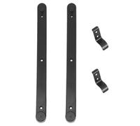 Guide de Porte Escamotable en Plastique Noir pour Armoires et Cabinets