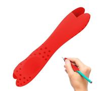 Guide de positionnement flexible des doigts, manchon de correction orthopédique, anneau de dactylographie 8,5 x 2 x 1,8 cm pour bouclier en gel résistant, salle de classe, studio, devoirs, bureau