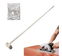 Guide de positionnement pour bois, jauge de coupe avec rail réglable de 60 cm | Guide de mesure de positionnement, pour ateliers de construction industrielle, travail du bois, menuiserie et