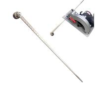 Guide de positionnement pour la mesure - Règle à coulisse en acier inoxydable | Rail de coupe réglable de 60 cm pour scie circulaire | Alignement des outils de bricolage pour le travail du bois de pré