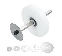Guide de profondeur réglable de l'outil de tuyau en PVC 6pcs des lames de scie 3.15 pouces Guide Disque Plomberie ABS interne