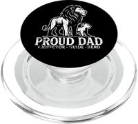 Guide de Protection Proud Dad Hero Lion PopSockets PopGrip pour MagSafe