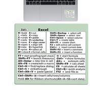 Guide de raccourci clavier - Autocollant de référence de raccourci pour ordinateur portable, étiquettes de touches Word et, décoration en PVC pour bookset PC, accès facile au clavier, outil