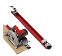 Guide de rail de scie circulaire - Système de rail de guidage de scie circulaire | Guides de coupe réglables pour le travail du bois | Base de serrage de fixation pour outils de précision, travaux