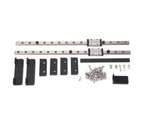 Guide de Rail Linéaire D'axe Y, 2 Rails de Guidage Linéaire pour Imprimante 3D avec 6 Blocs de Chariot, Rails Coulissants à Mouvement Linéaire pour Neptune 3 Pro 4 pour Ender 3 Pro