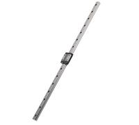 Guide de rail linéaire MGN12, bloc de glissement en acier, rail de glissement à mouvement linéaire de 12 mm avec coulisseau, guidage à haute vitesse et faible frottement pour (400 mm)