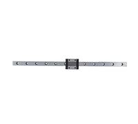Guide de rail linéaire MGN12, bloc de glissement en acier, rail de glissement à mouvement linéaire de 12 mm avec coulisseau, guidage à haute vitesse et faible frottement pour (350mm)
