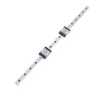 Guide de rail linéaire Zenithaur 400 mm, mini rail linéaire de haute précision avec des blocs de chariot à glissière 2PCS MGN12 pour les machines CNC et les applications