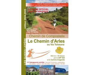 Guide de randonnée - Chemins de Compostelle : le Chemin d'Arles | Lepère Éditions