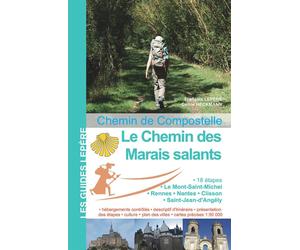 Guide de randonnée - Chemins de Compostelle : Le chemin des Marais salants | Lepère Éditions