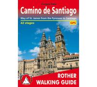 Guide de randonnée (en anglais) - Camino de Santiago | Rother