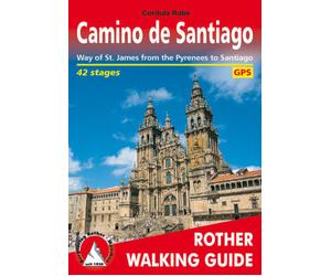 Guide de randonnée (en anglais) - Camino de Santiago | Rother