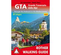 Guide de randonnée (en anglais) - Grande Traversata delle Alpi (GTA) | Rother