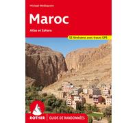 Guide de randonnée - Maroc, Atlas et Sahara | Rother