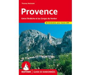 Guide de randonnée - Provence, Entre l'Ardèche et les Gorges du Verdon | Rother