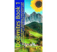 Guide de randonnées (en anglais) - Dolomites North & West, book 1 | Sunflower