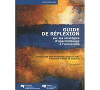 Guide de reflexion sur les strategies d'apprentissage... - François Ruph - Presses Universite Du Quebec - broché - Essai