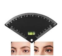 Guide de règle à sourcils - Outil en acier inoxydable de 7,6 cm | Règle d'alignement en acier inoxydable - Gabarit de précision pour façonner la symétrie des sourcils à la maison, au salon, au spa ou