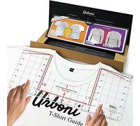 Guide de règle pour l'alignement du vinyle, outil de positionnement de l'outil de guide de t-shirt pour presse à chaleur, règle de t-shirt pour alignement de vinyle pour Cricut