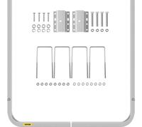 Guide de remorque de bateau sur guide de remorque en aluminium de 46 pouces sur 2 guides de remorque