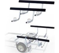 Guide de Remorque de Bateau VEVOR Type Berceau Réglable Largeur 180 mm Acier Galvanisé