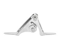 Guide de Rouleau de pêche en Acier Inoxydable à Double poulie, Pointe de Rouleau de Canne à pêche Durable pour Canne à leurre, Canne d'ancrage, Canne de Bateau, Tige en Fer en (S 23 Pouces)
