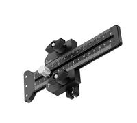 Guide de sciage en métal pour tables de sciage et de toupie avec mécanisme coulissant lisse, déflecteur de coupe en alliage d ' aluminium, table en métal, clôture observée
