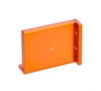 Guide de scie à angle droit pour le travail du bois avec double aimants, outil de positionnement de coupe à 90 degrés, construction en alliage d'aluminium orange, fournit une direction précise pour