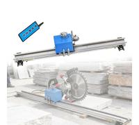 Guide de scie à béton, système de coupe automatique 150 W avec support mural rotatif, télécommande et profondeur réglable jusqu'à 1,5 m pour une coupe de précision