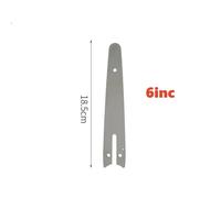 Guide de scie à chaîne électrique de remplacement, 4/6/8 pouces, Mini chaînes de tronçonneuse en acier, pièces de scie électrique portables de jardin, lame d'outils électriques-6inch Guide