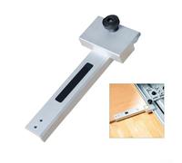 Guide de scie à rail compatible carré à 90 degrés pour clôture à angle droit en alliage d'aluminium avec systèmes de rails réglables en T