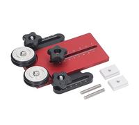 Guide de Scie à Table en Alliage d'Aluminium, Gabarit de Percage Charniere Etagere, Guide avec Échelle Claire - Précision de Coupe, Fonctionnement Fluide, Installation Facile pou