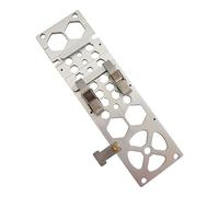 Guide de scie circulaire à 90° - 340 mm - Guide à angle droit pour scie circulaire - Butée d'angle - Compatible avec les rails Fe-s-t-o-ol et Ma-k-i-ta (340 mm argenté)