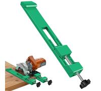 Guide de scie circulaire - Outil réglable intégré - Rail de guide de scie circulaire,pour mesure Rip Edge Wood Cabinet Stand Machine à lits Sawhorse Work Frame Door Drawer