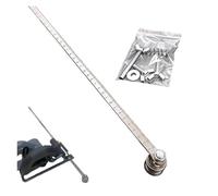 Guide de scie circulaire, rail de coupe de précision | Étriers de positionnement en acier inoxydable pour le travail du bois | Guide réglable pour des coupes droites et précises et une mesure facile