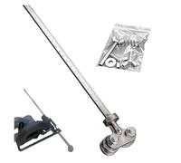 Guide de scie circulaire, rail de coupe de précision | Étriers de positionnement en acier inoxydable pour le travail du bois | Guide réglable pour des coupes droites et précises et une mesure facile