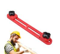 Guide de scie circulaire - Rail de coupe du bois réglable, pince de positionnement | Outil de précision pour le travail du bois compatible avec les machines de coupe-poussière de 10,2 à 15,2 cm