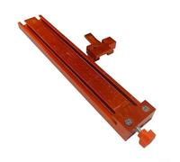 Guide de scie circulaire réglable avec gabarit de coupe en alliage d'aluminium pour le travail du bois de précision, compatible avec les coupe-poussière de 10,2 à 15,2 cm et Ma