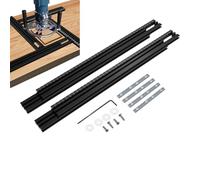 Guide de scie - Support de rail auxiliaire pour routeur de menuiserie, rail de guidage de scie, outil d'alignement de précision pour gravure, fraisage, rainurage, coupe, équipement de travail du bois