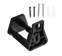 Guide de Sol pour Porte Coulissante de Grange, Butée Réglable Noire | Plastique, Fermeture Silencieuse et Maintien Aligné, pour Armoire et Placard, Lot Pratique Discret