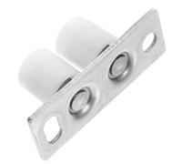 Guide de Sol pour Porte Coulissante Réglable en Fer et Nylon | Limiteur Ajustable, Installation Facile, du Frottement Bruit, Finition Argenté