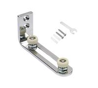 Guide de sol réglable pour porte de grange, rouleau de montage au sol avec vis et clé à molette, guide coulissant pour armoire, porte de chambre à coucher