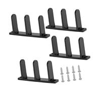 Guide de sol universel pour mur latéral avec matériel de montage pour une porte coulissante fluide, économise de l'espace