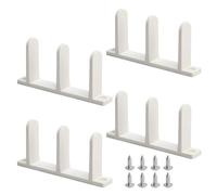 Guide de sol universel pour mur latéral avec matériel de montage pour une porte coulissante fluide, économise de l'espace